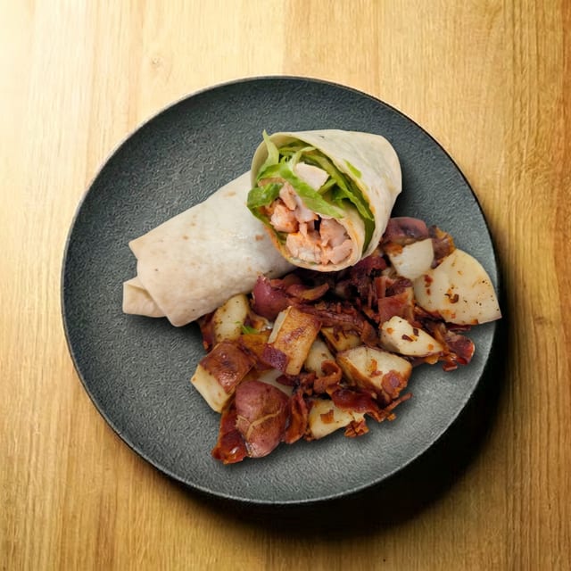 Buffalo Ranch Chicken Wrap.