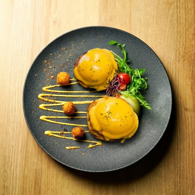 Classic Eggs Benedict.