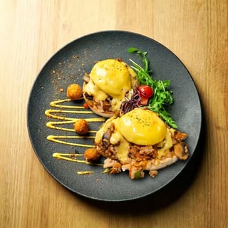 Chicken Philly Benedict