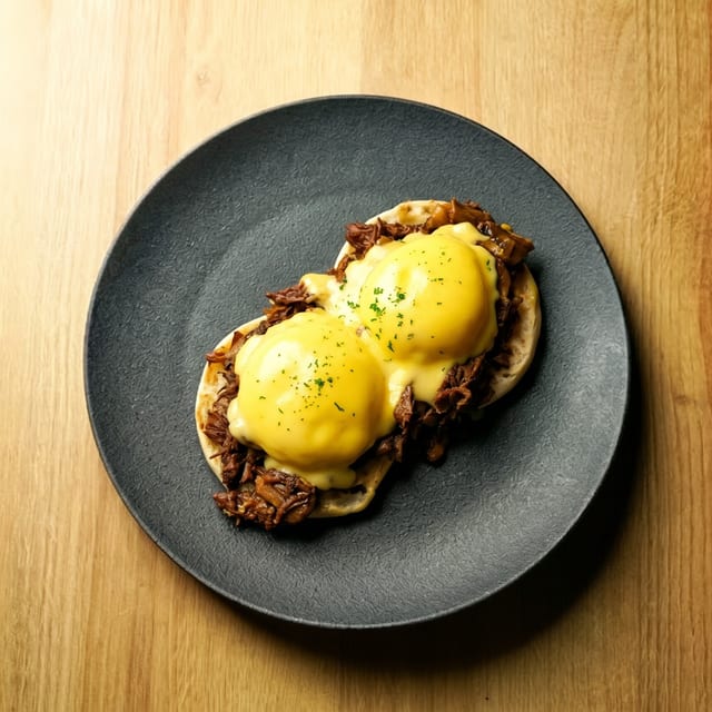 Barbacoa Benedict.