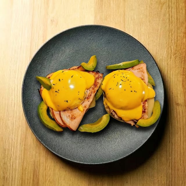 Turkey Club Benedict.
