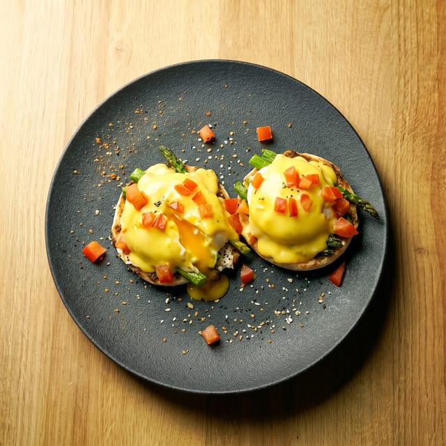 Asparagus Benedict.